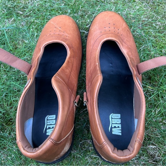 Drew Orthopedic Women 10 WW Wide Mary Jane Adjustable Strap Comfort Leather Shoe - Picture 9 of 10